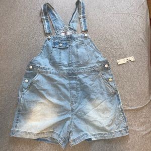 Overall Shorts NWT